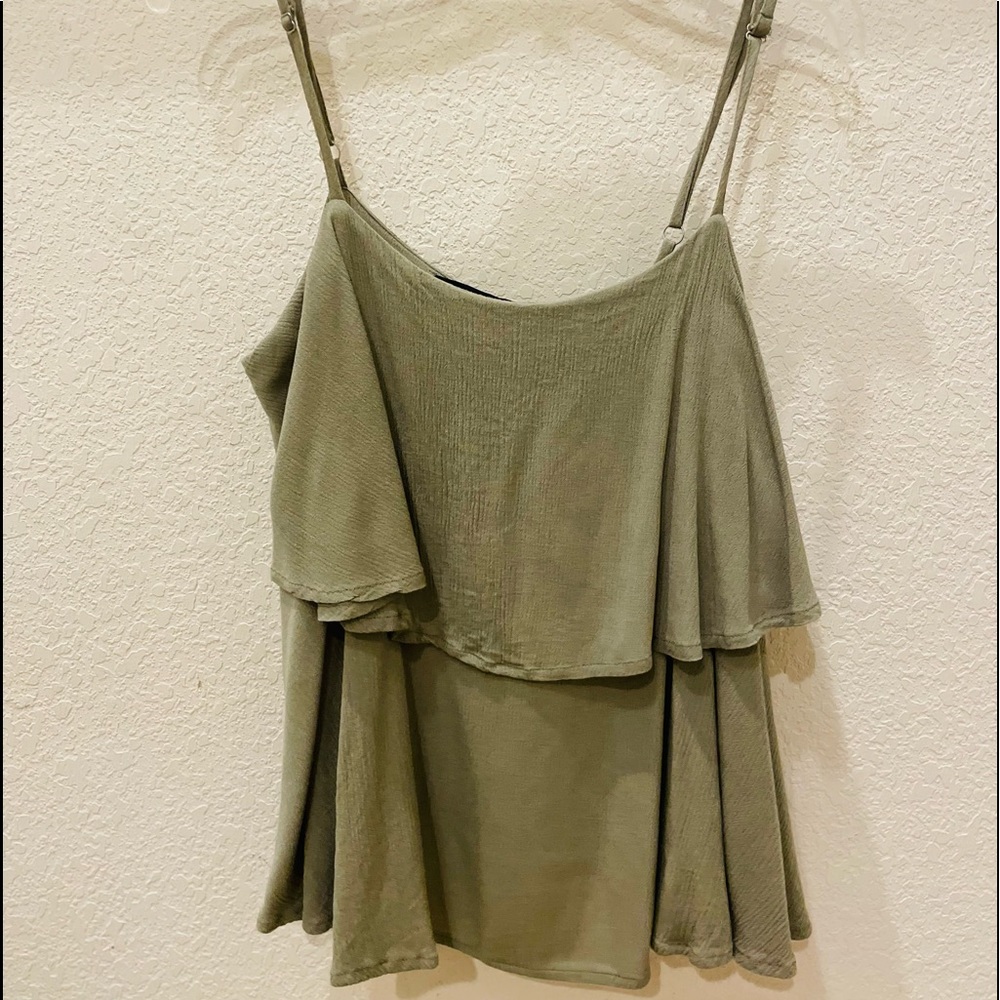 Olive Green Tank Top